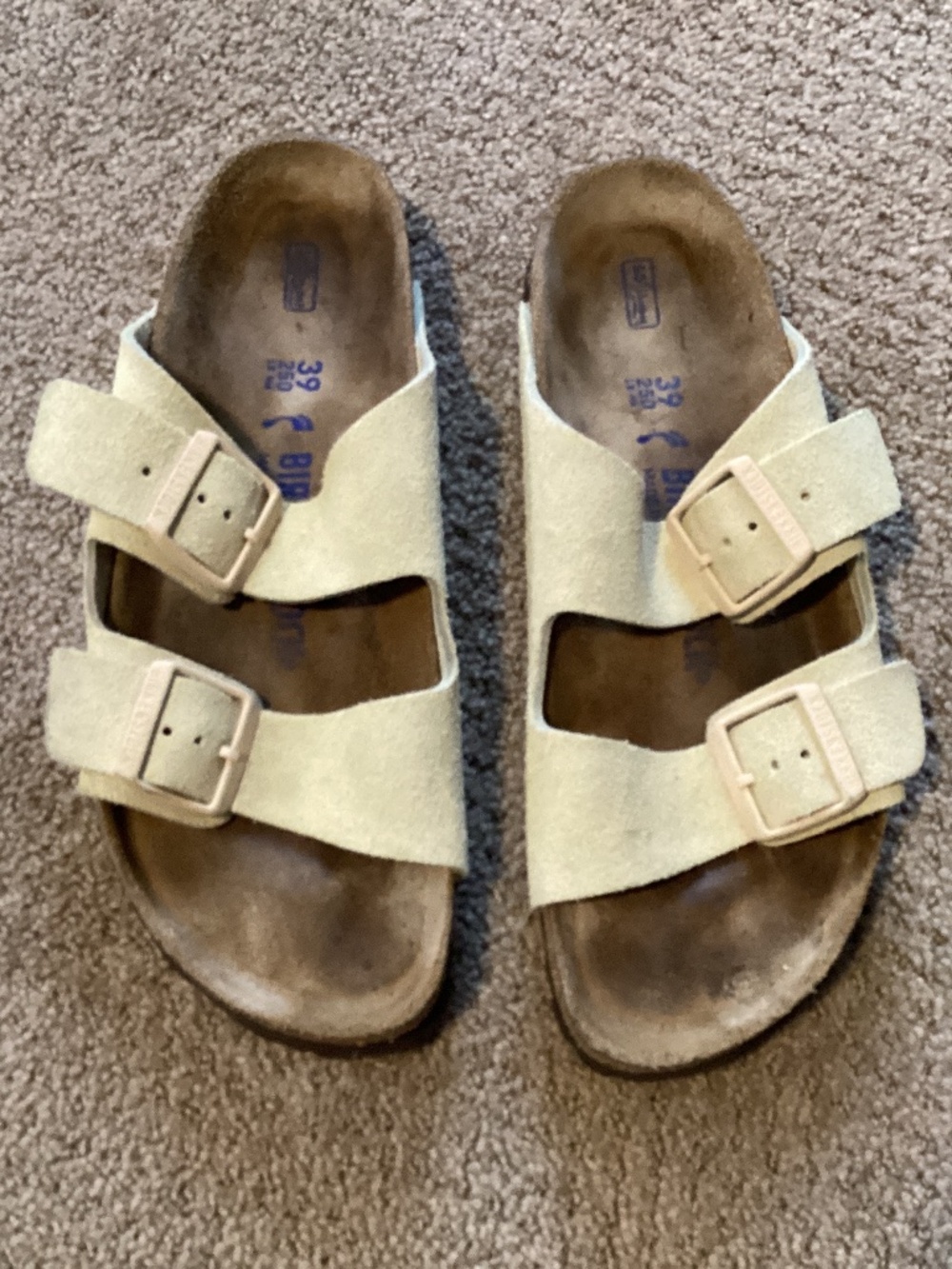 Birkenstock Arizona Suede Soft Footbed Sandals